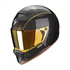 Scorpion MC-hjelm EXO-HX-1 Svart/Gull Carbon