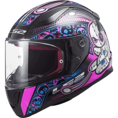 LS2 MC-Hjelm FF353 Rapid Mini Vodoo Rosa