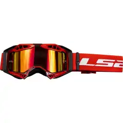 LS2 Aura Crossbriller Rød Ramme/ Rødt Glass