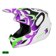 Shot, HJÄLM SPEED KID GHOST PURPLE, GLOSSY, BARN