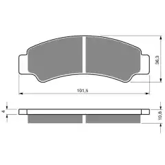 1 par klosser til 1 skive