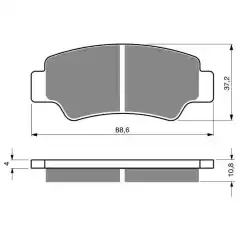 1 par klosser til 1 skive